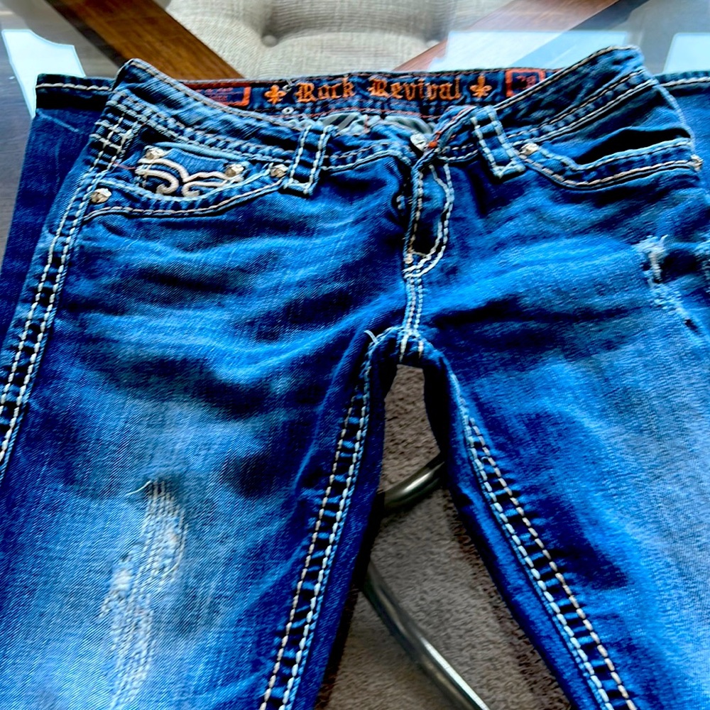 Barely worn Rock Revival jeans size 28